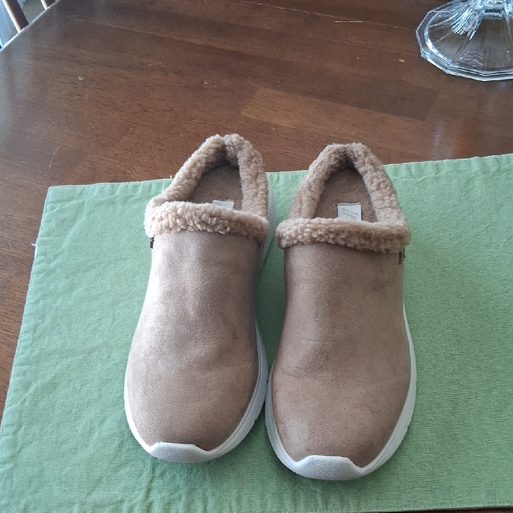 Anne Klein Sport Cozy Tan Slip-On Shoes